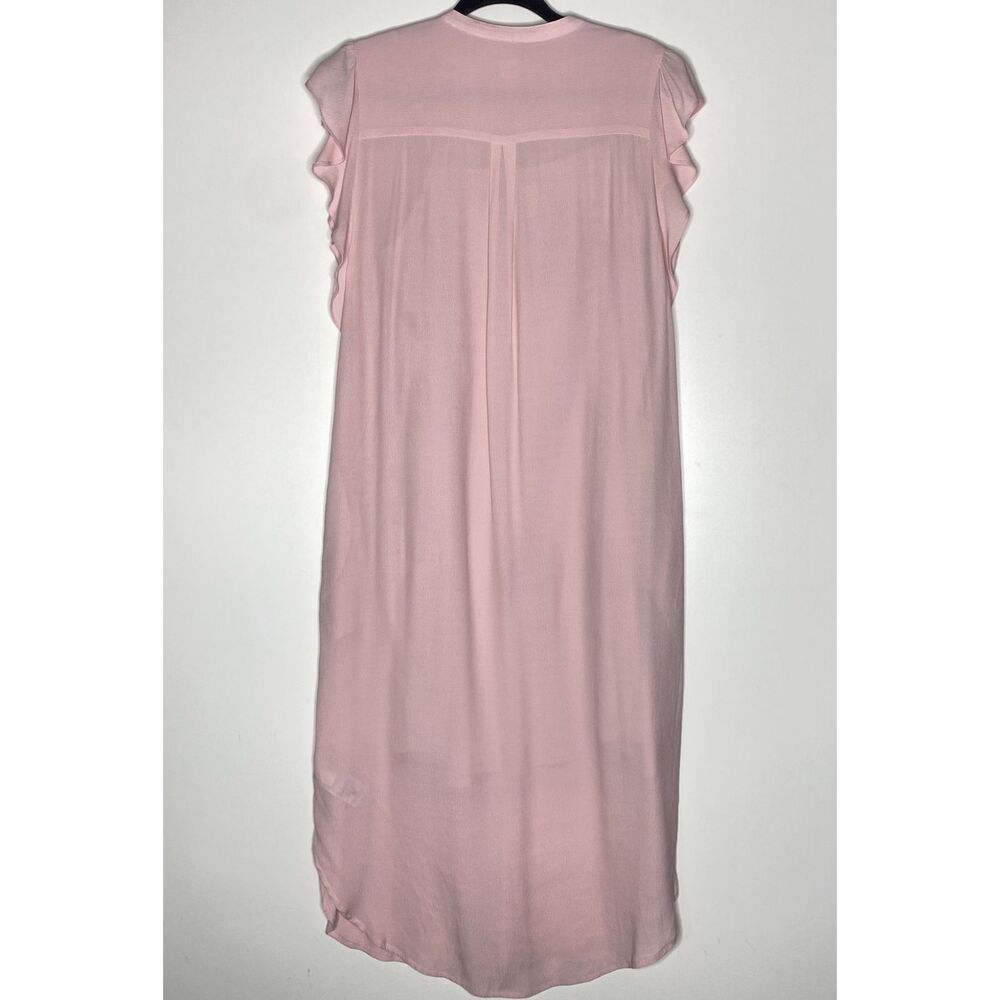 Gap Flutter Sleeve Button Front Side Pocket Midi … - image 2